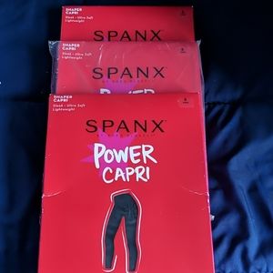 Spanx Power Capri - Set of 3 Black Size B
